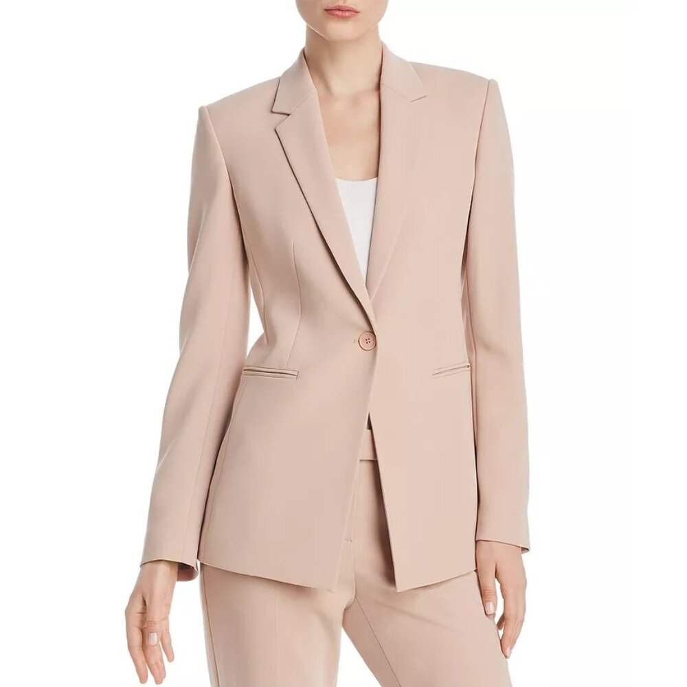 Theory Admiral Crepe Power Blazer - 100% Exclusive Bloomingdales, Petal Pink, 00